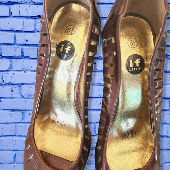 If Carrini Bronze Heels - Picture 2 of 13